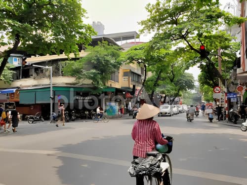 Vietnam Hanoi town