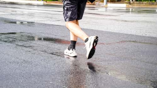 雨の日のランニング