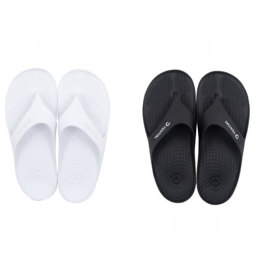 Conditioning Sandal Flip flop ブラック ホワイト